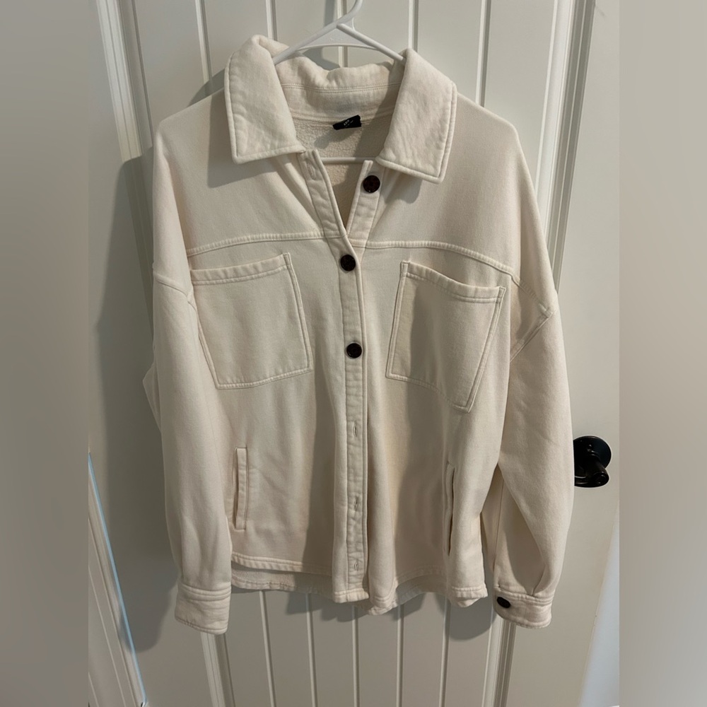 Pacsun Off White Shacket Size XS/S